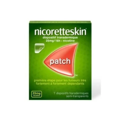 Patch 25mg/16h 7 Dispositifs Nicoretteskin