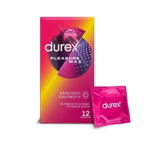 Preservatifs Pleasure Max 12Pieces Durex