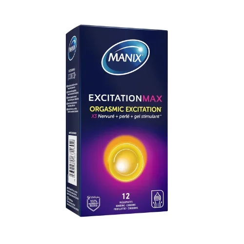 [151933] preservatifs Excitation Max 12pieces Manix