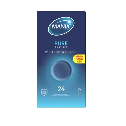 Préservatifs Pure Easy fit 24pieces Manix