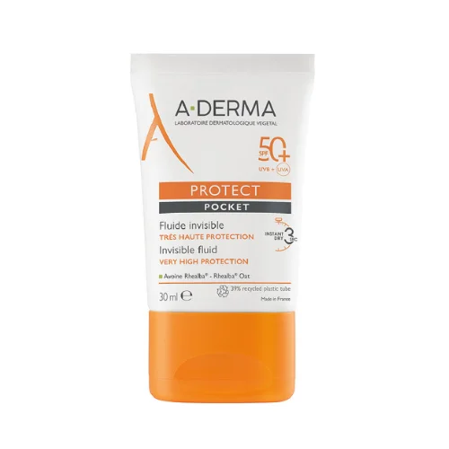 Ecran solaire 30ml Fluide Invisible spf50 A derma