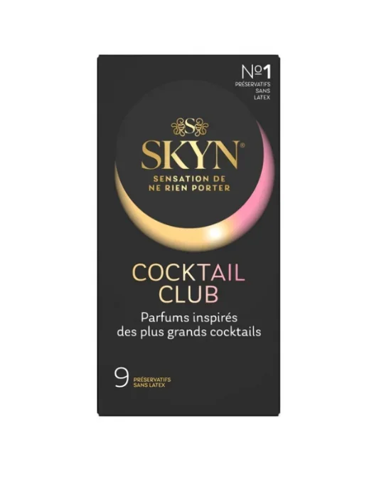 [150797] Preservatif Skyn sans Latex Cocktails 9pieces Manix