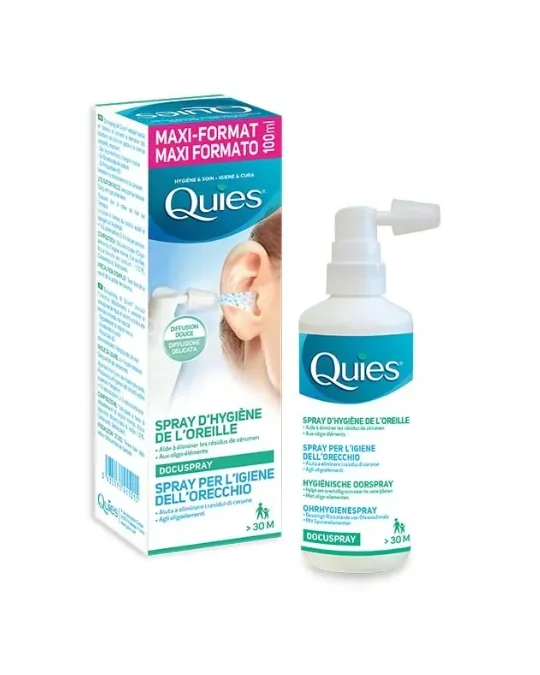 Docuspray hygiene de loreille de 100ml Quies