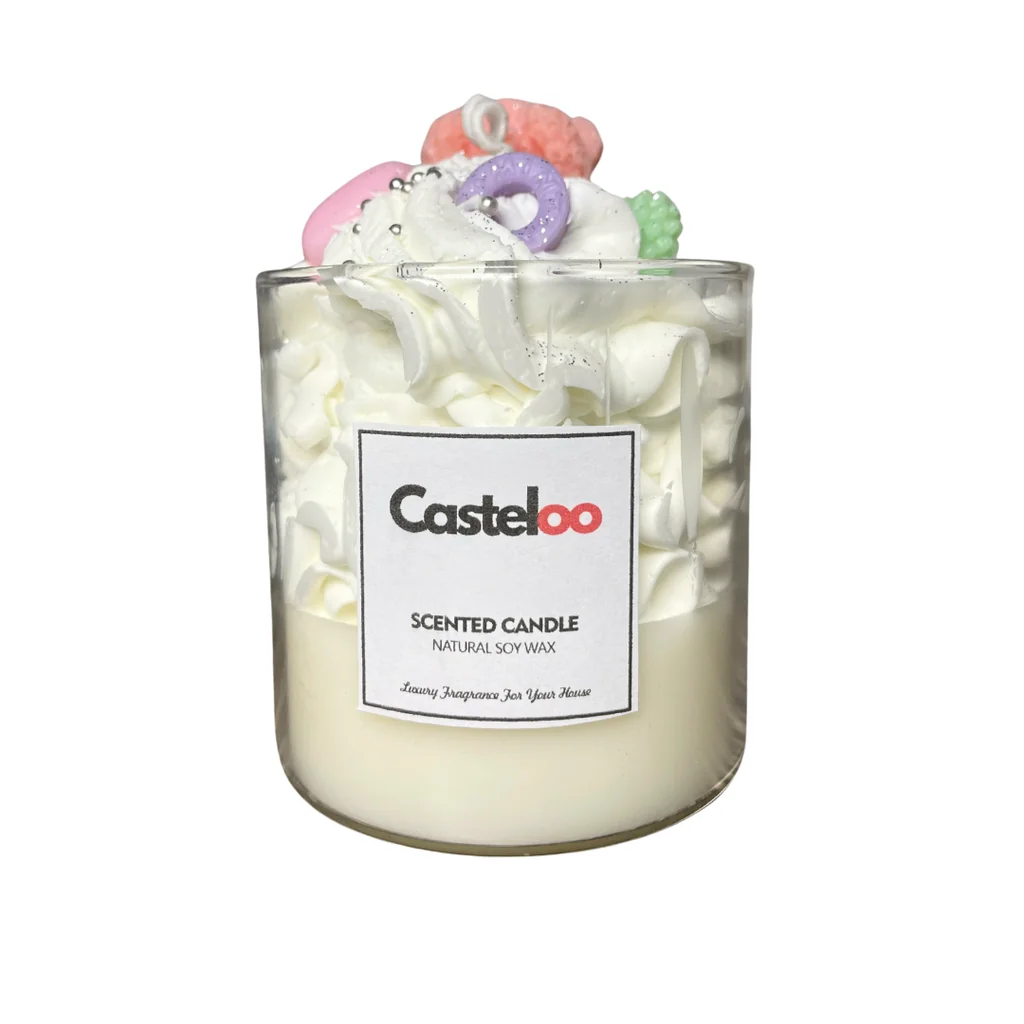 Bougie Dessert Trompe lœil Parfum Fraise Casteloo