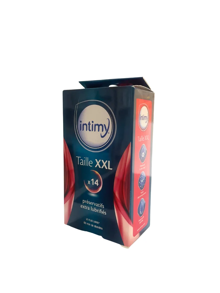Preservatifs extra lubrifies XXL 14pieces Intimy