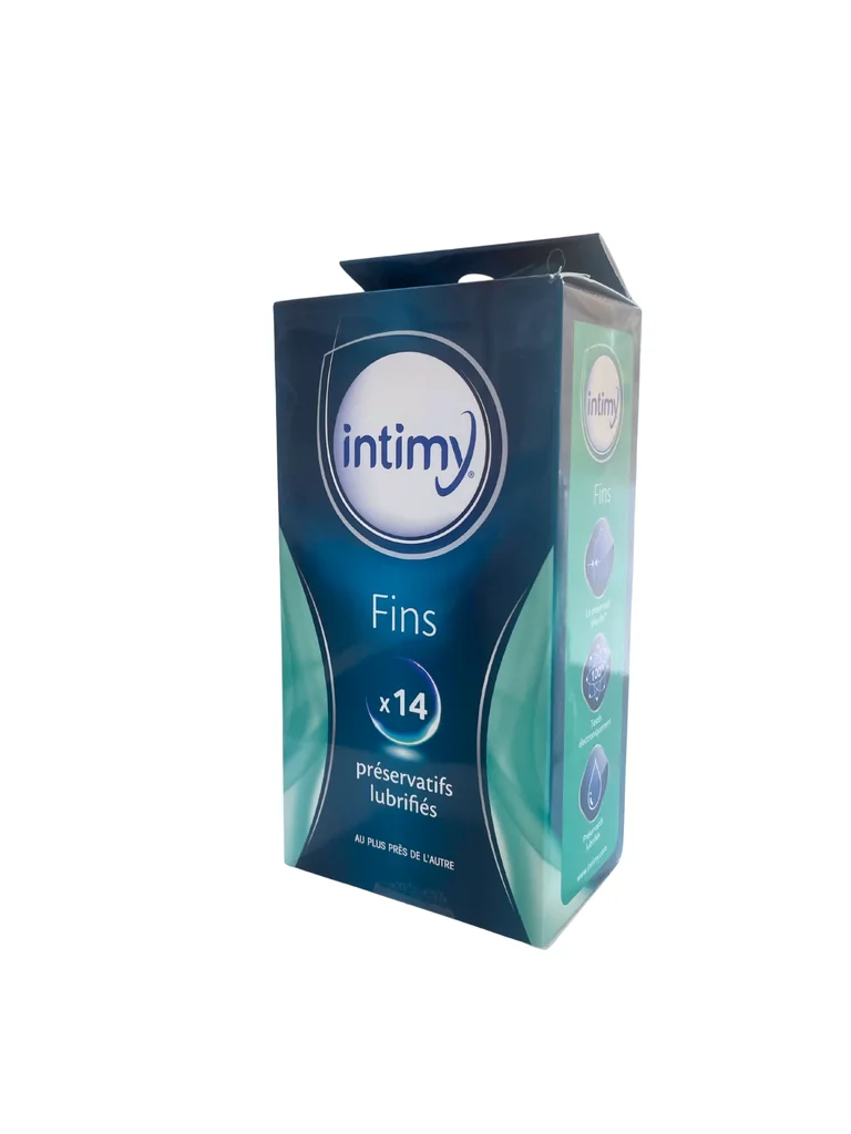Preservatifs lubrifies Fins 14pieces Intimy
