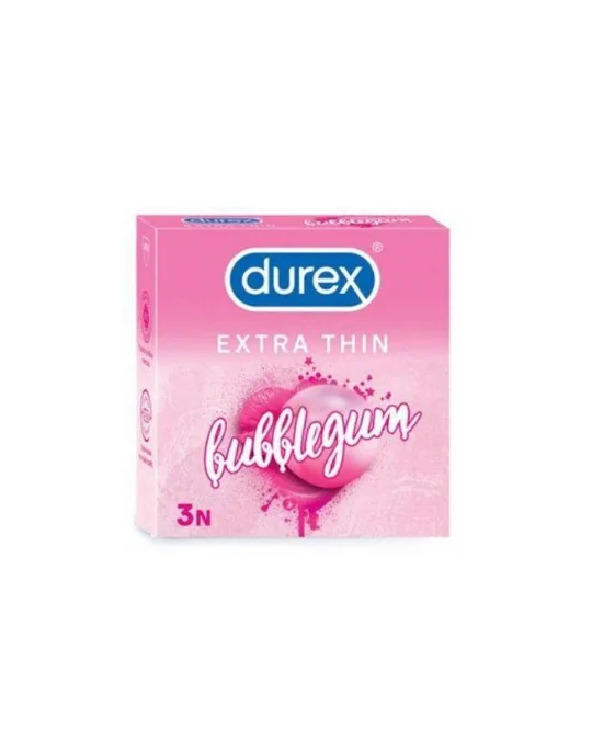 Preservatifs 3 pieces BubbelGum Durex
