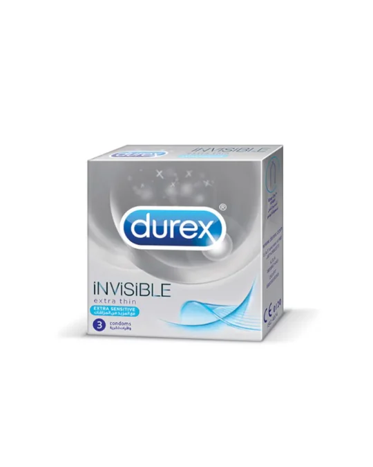 Preservatif 3 pieces Invisible Durex