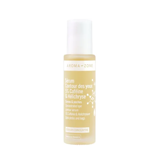 Serum Contour des yeux 5% Cafeine et Hélichryse 15ml Aroma zone